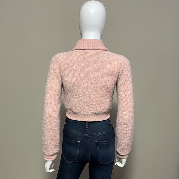 Zara Pink Cropped Cardigan - Picture 3 of 3